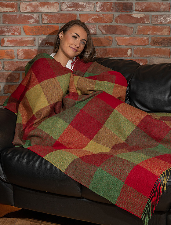Lambswool Throw - Heritage Check