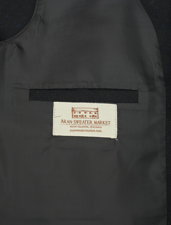 Aran Island Melton Waistcoat - Black