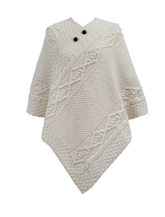 Mc Hugh Clan Aran Poncho