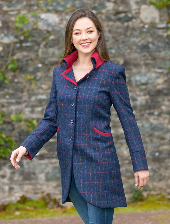 Jack Murphy Ladies Tweed Coat [Free Express Shipping Offer]
