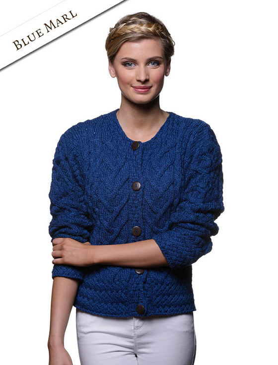 Aran Cable Knits Cardigan For Women [Free Express Shipping Offer]