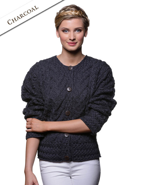 Aran Cable Knits Cardigan For Women [Free Express Shipping Offer]