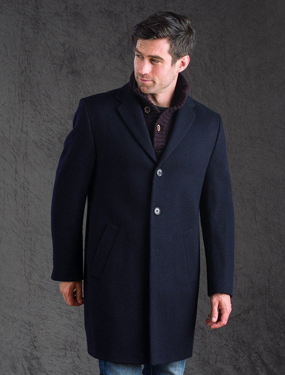 のスニーカー call 2021aw over melton coat navy - ジャケット/アウター