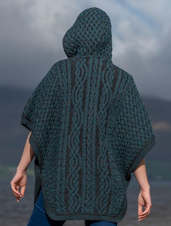 Hooded Merino Aran Jacket | Cormorant | Aran Sweater Market