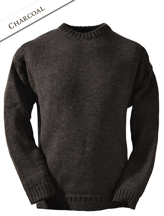 Mens Crew Neck Guernsey Sweater [Free Express Shipping Offer]