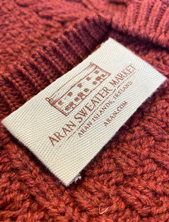 Merino V-Neck Aran Sweater | Aran Sweater Market