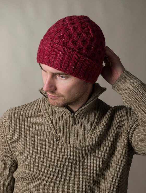 aran cashmere ‎Woo‎l Cashmere Ara‎n Honeycomb Hat Store | Clothing