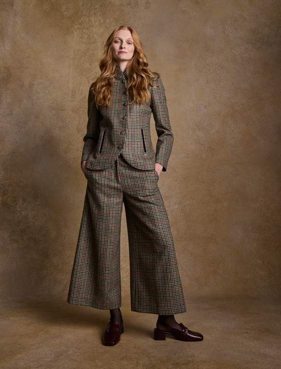 Enya Tweed Culottes - Hacking Check