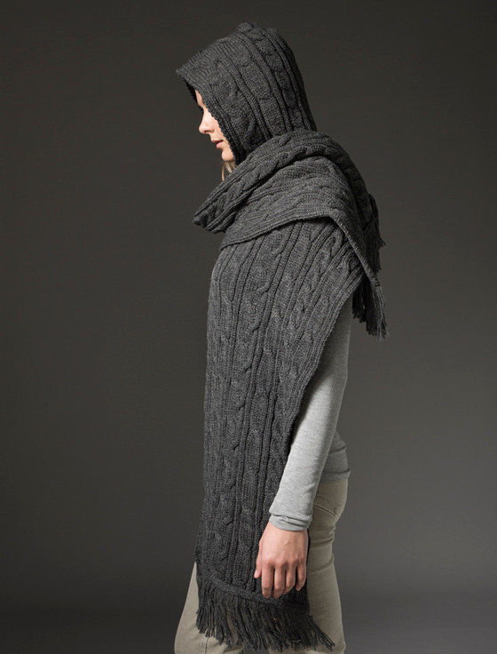小物 FETICO WOOL CASHMERE KNIT HOODED SCARF FETICO｜WOOL CASHMERE KNIT HOODED SCARF | Rakuten Fashion
