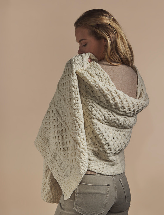 O'Leary Clan Aran Wrap