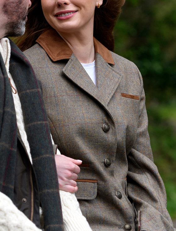 Blackthorn Ladies 3/4 Tweed Coat [Get 10% Off Your 1st Order]