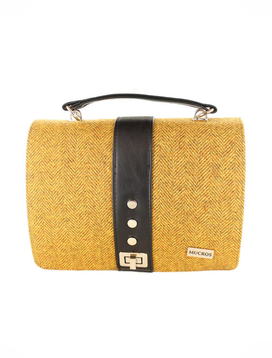 Fiona Tweed Bag - Mustard