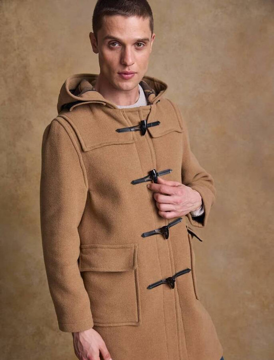 Alex Wool Duffel Coat - Carmel 
