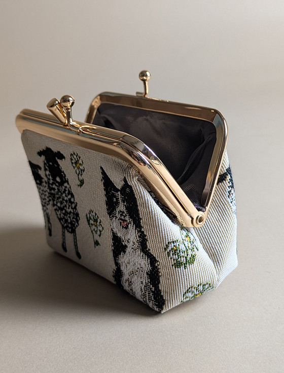 Frame Purse Sheep & Dog