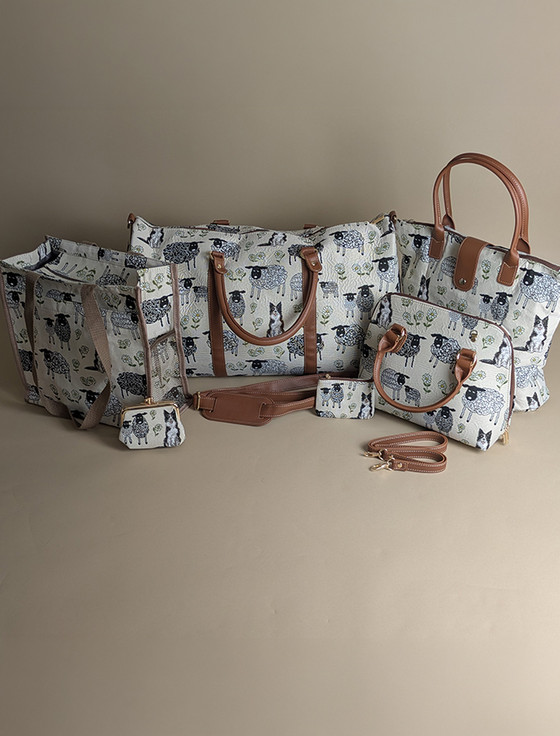 Sheep & Collie Shopper Bag & Purse Collection