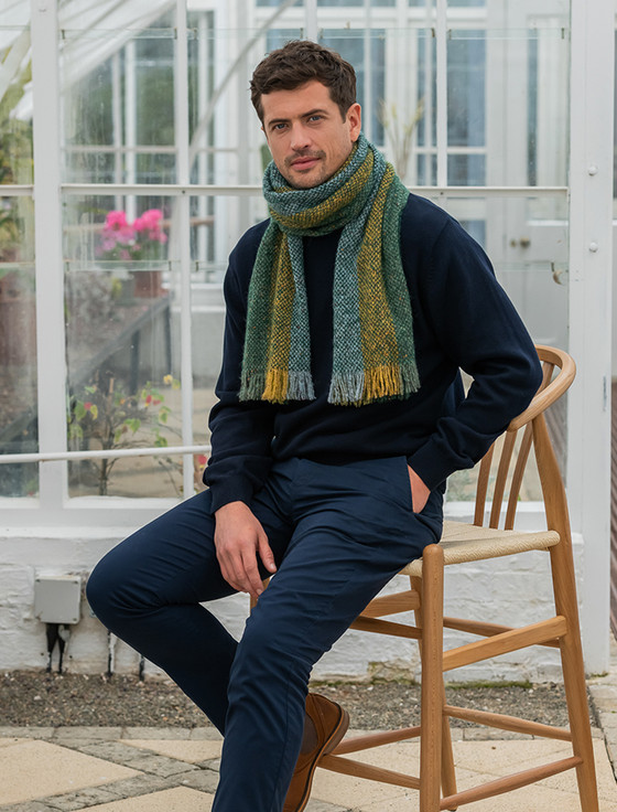 Men's Islander Stole - Multi Green