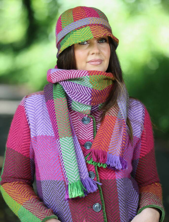 Wool Donegal Scarf - Donegal Multi