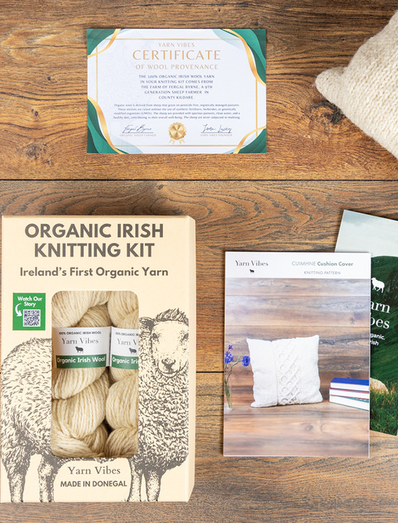 Cuimhne Cushion Cover Knitting Kit