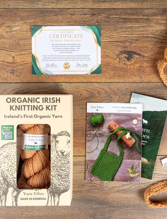 Cairdeas Crossbody Bag Knitting Kit