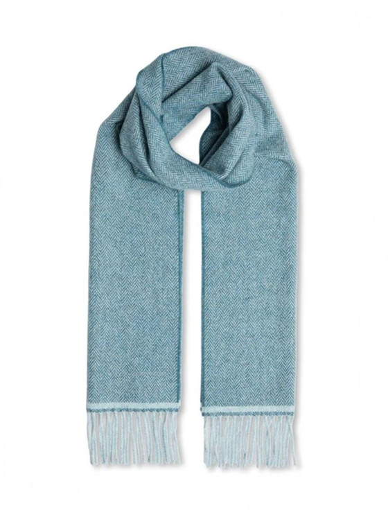 Lambswool Scarf - Aqua Teal