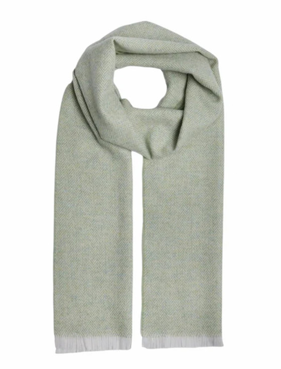 Lambswool Scarf - Silver Lime