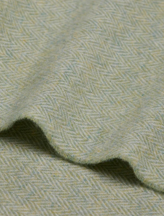 Lambswool Scarf - Silver Lime