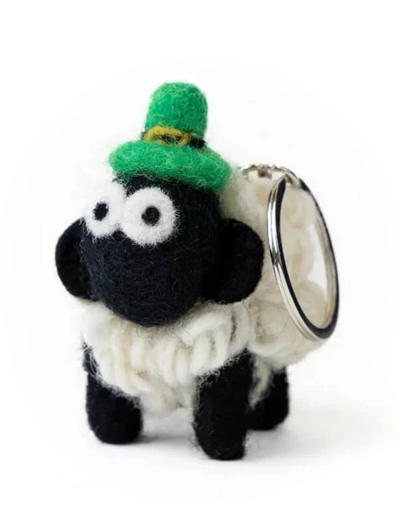 Labaabaa Leprechaun Keyring Sheep