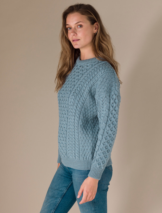 Women's Keyhole Crew Neck Sweater| Get 10% Off Your 1st Order