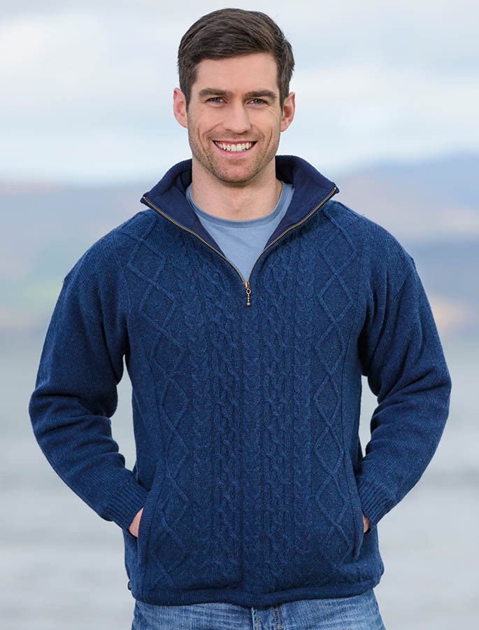 windproof wool jacket| Aran Sweater Market