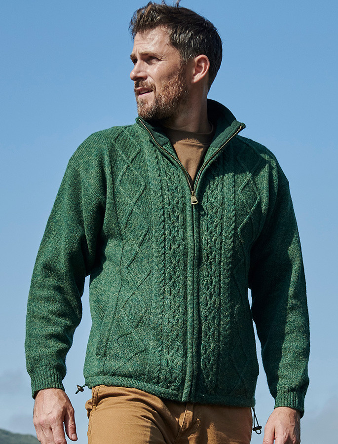 Windproof Aran Style Jacket | Aran Jackets