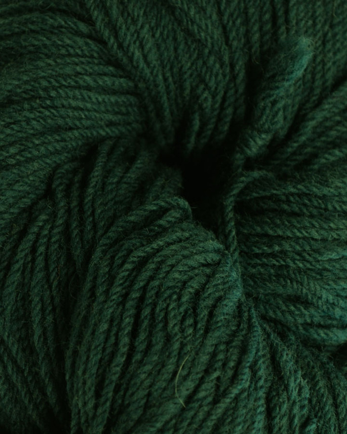 Aran Wool Knitting Hanks - Bottle Green