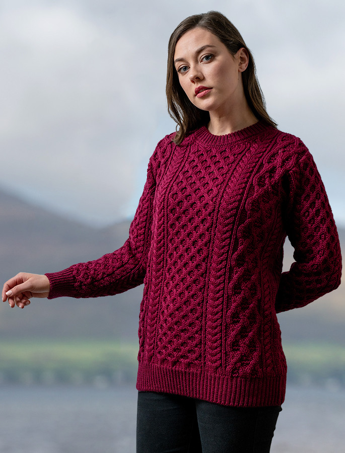 Womens Merino Wool Sweater | From The Aran Sweater Market