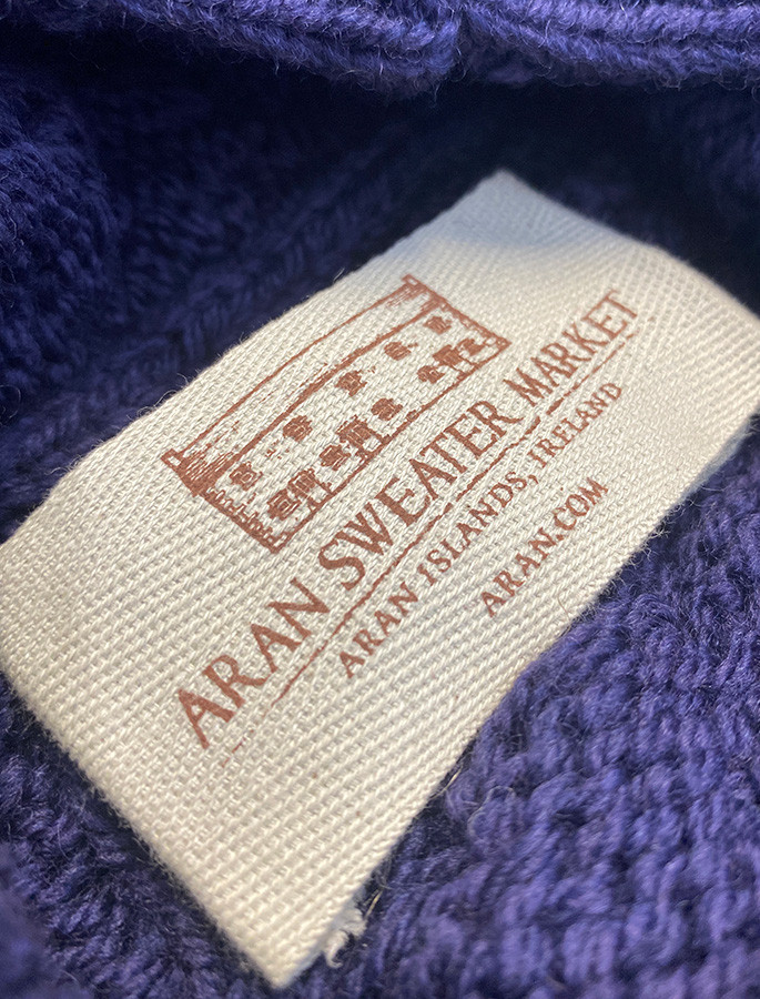 Super Soft Aran Cowl Neck Sweater | Aran Sweater Market