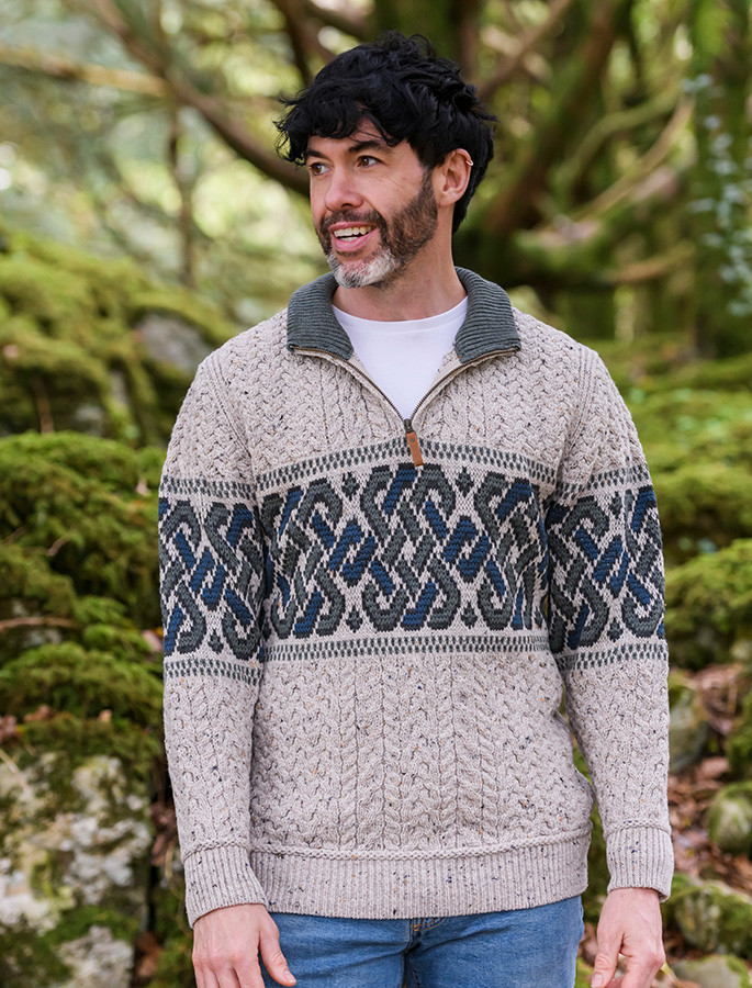 Merino Celtic Jacquard | Aran Sweater Market