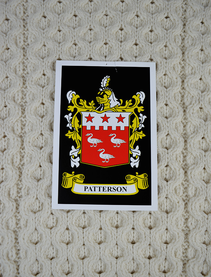 Patterson Clan Scarf, Irish Scarves, Wool Scarves, Irish Wool Scarf