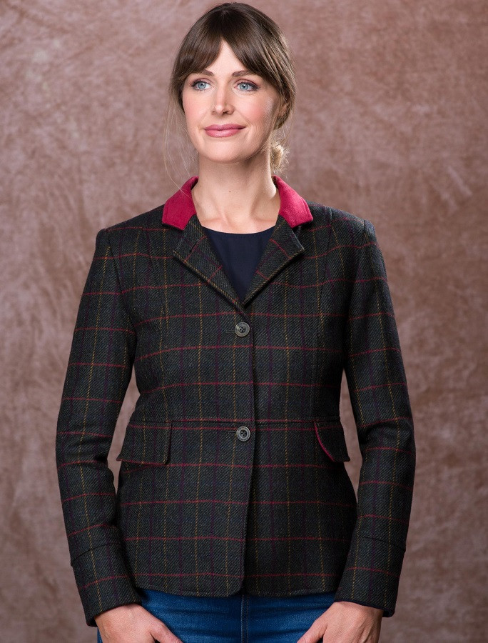female tweed blazer