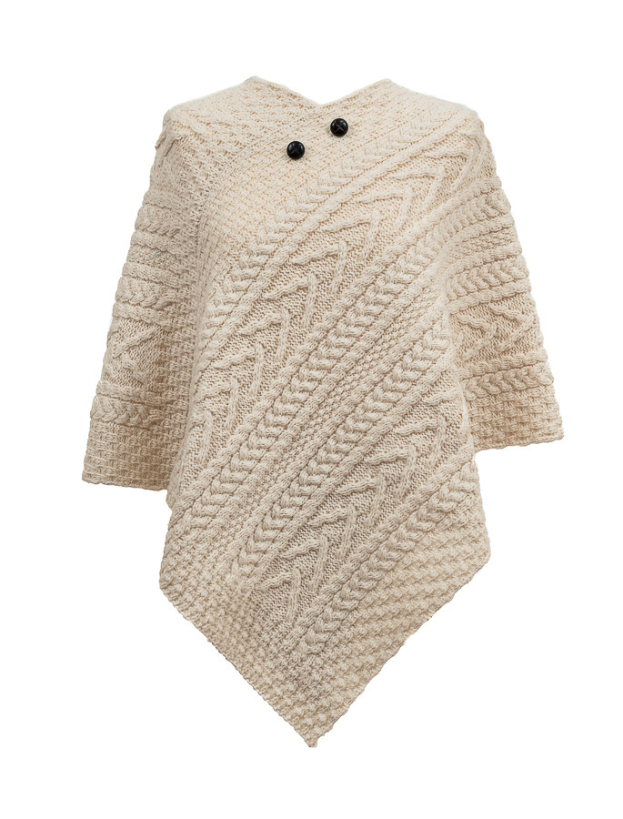 Brady Clan Aran Poncho | Aran Sweater Market