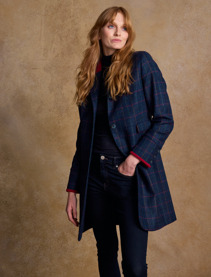 Jach Murphy Pamela Tweed Coat [Free Express Shipping]