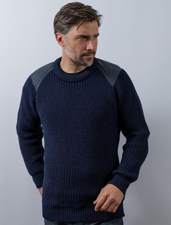 Irish Fisherman Sweater, Wool Fisherman Sweater