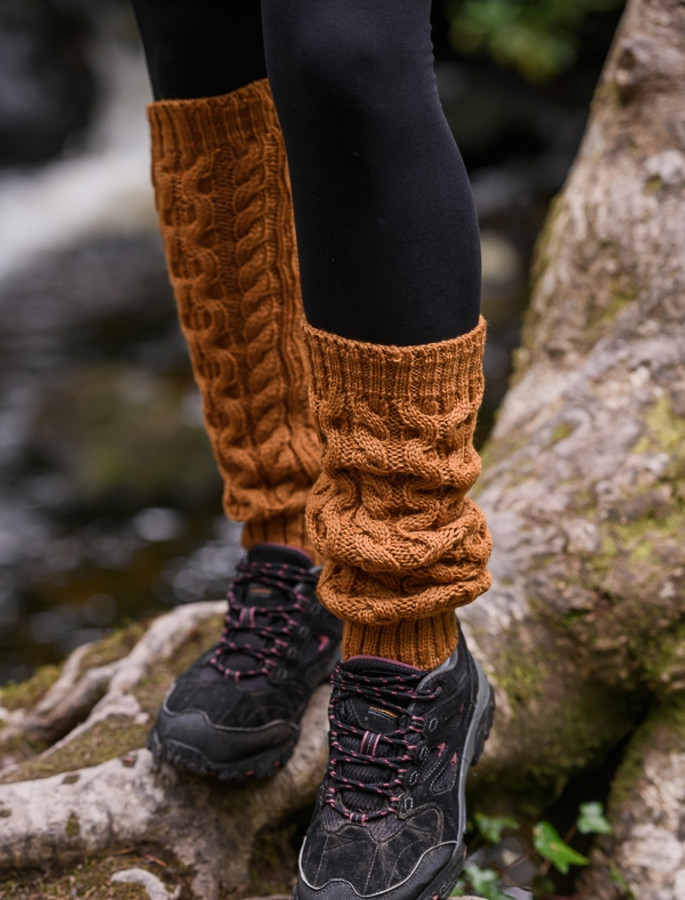 Wool Sock Leg Warmers Alpaca Leg Warmers