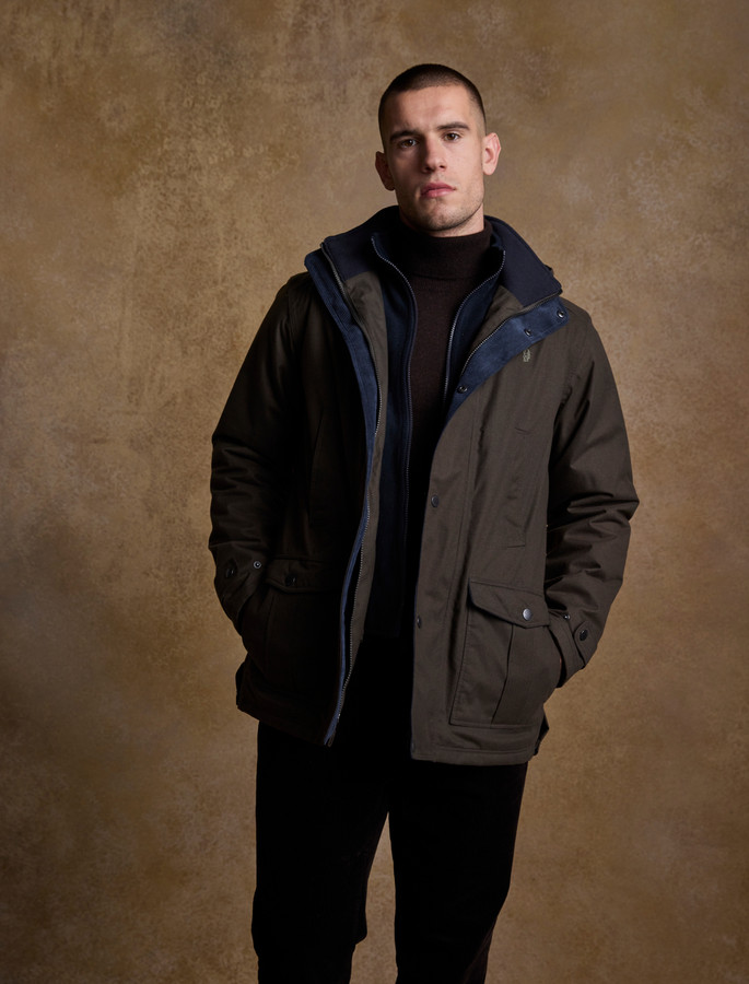Michael Waterproof Coat - Navy | Aran Sweater Market