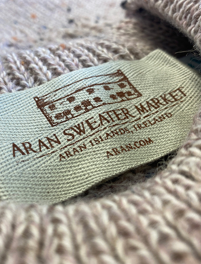 1300~Aran Sweater DIANA Crewneck