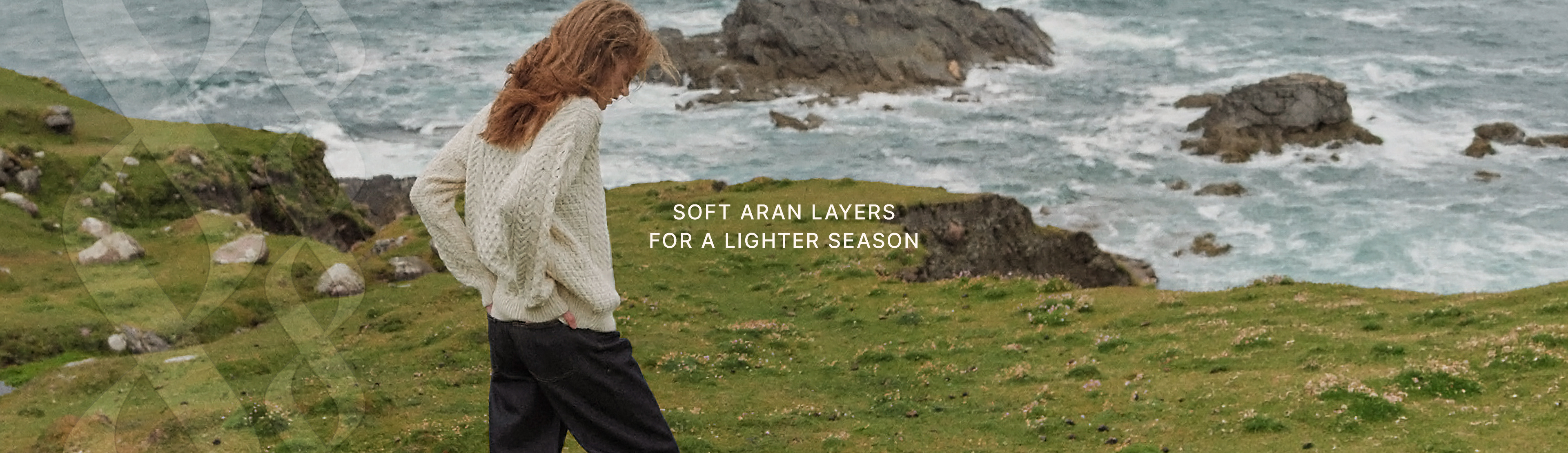 ARAN ISLANDS アランアイランズ GALWAY BAYカーディガン