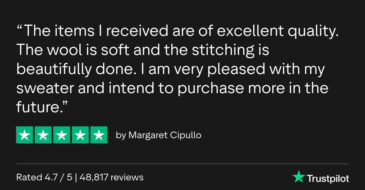 Trustpilot review from Margaret Cipullo