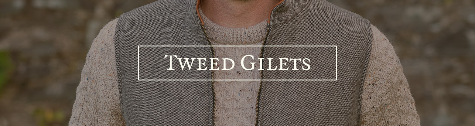 Men's Tweed Gilets