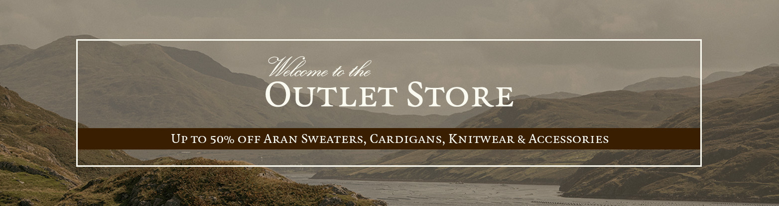 Buy Mens Buncrana Handknit Aran Sweater - The Irish Store