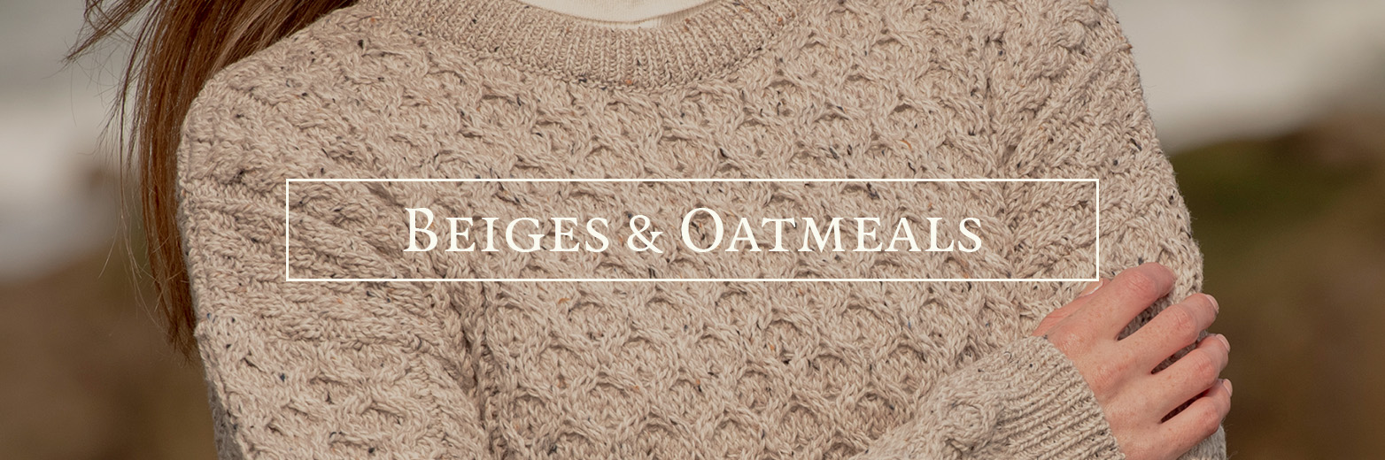 Womens - Shop By Color - Beiges & Oatmeals - Page 1 - Aran Sweater