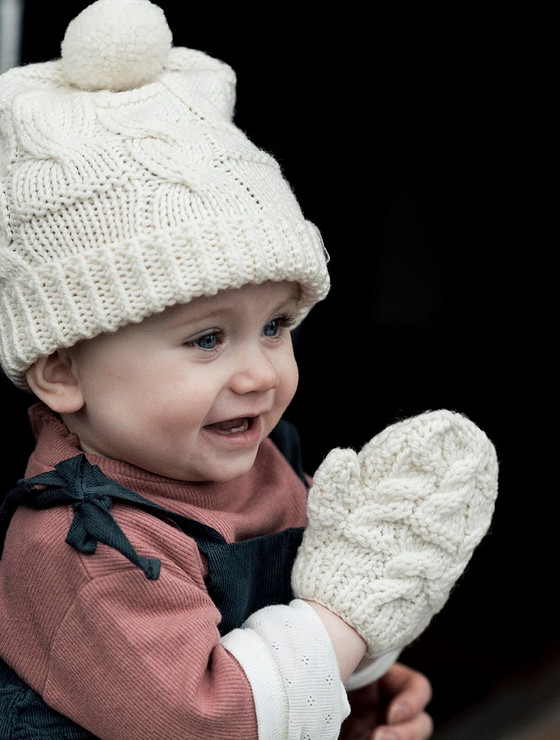 Kids Winter Hat, Baby Beanie Hats - Leather Label Children Cap for Girls  Boys, Winter New Infant Girls Boys Cap
