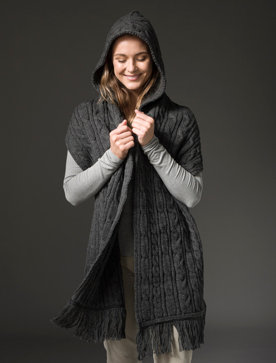  Hooded Wrap Women