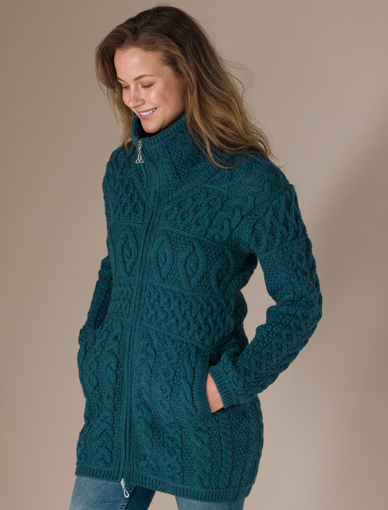 Irish cardigans, Cable knit Coats | Aran Sweater Market